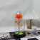 工厂直销跨境爆款炫彩永生金箔玫瑰花玻璃罩小夜灯创意礼品