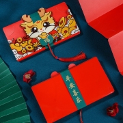 2024龙年折叠红包高端创意10卡原创国潮卡通压岁包结婚生日利是封